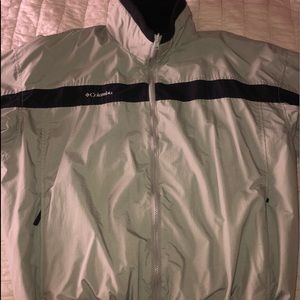 Mens Tan Colombia varsity jacket